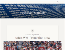 Tablet Screenshot of lausitz-am-sonntag.de